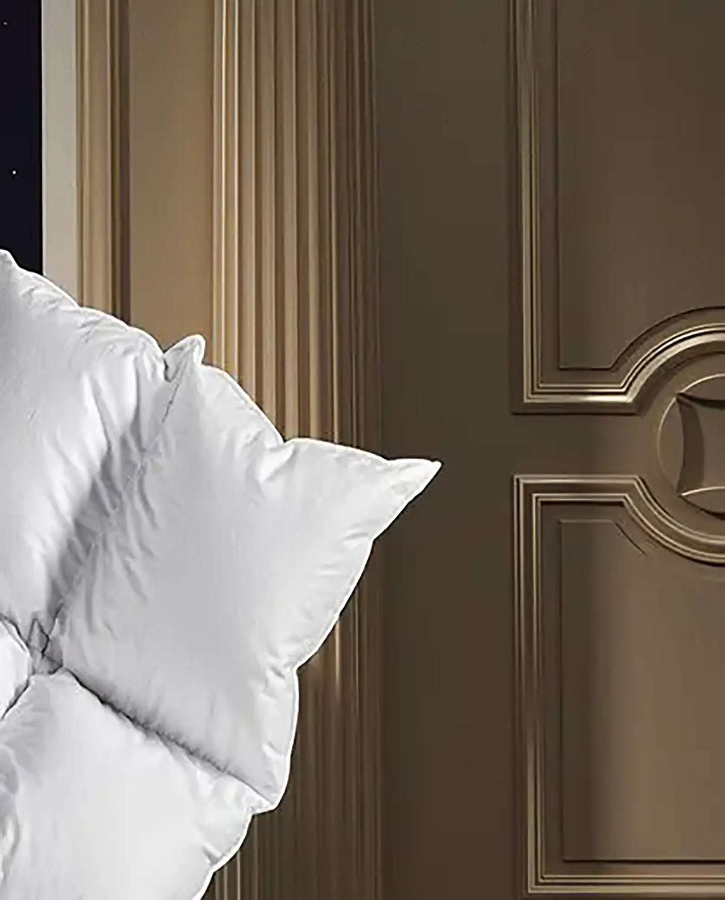 Détail de la couette Millésime Schwerin en duvet d'oie