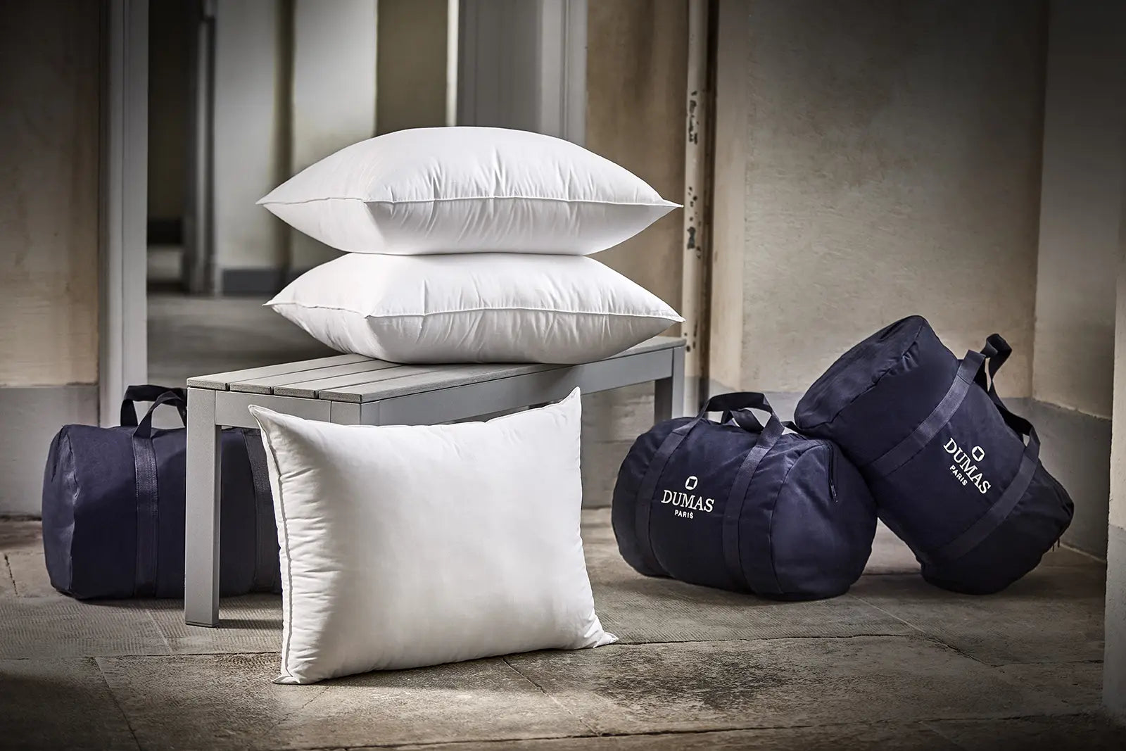 Luxury duck down firm pillow (50%)-4