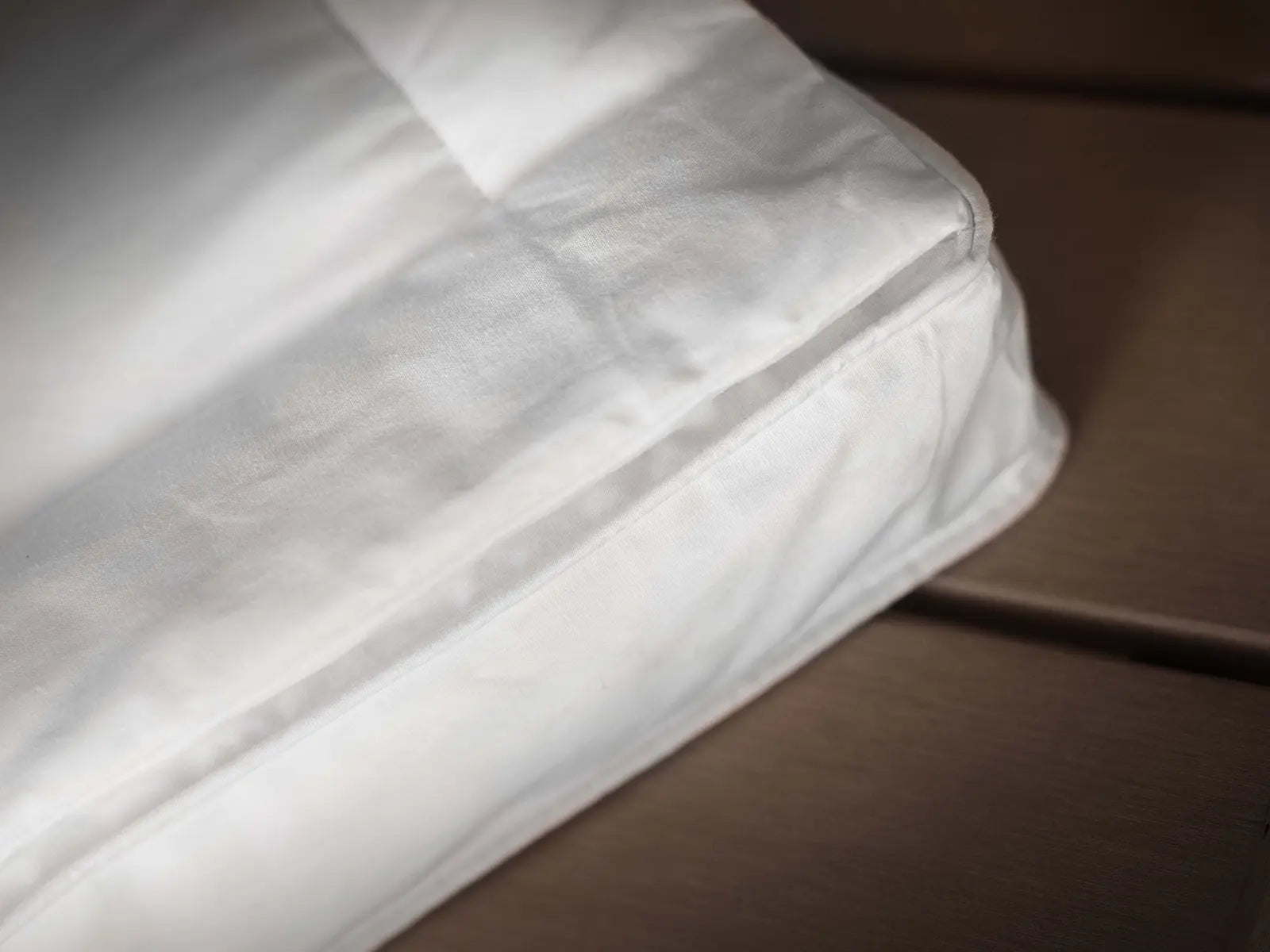 Zipped cotton protection for feather mattress topper-3