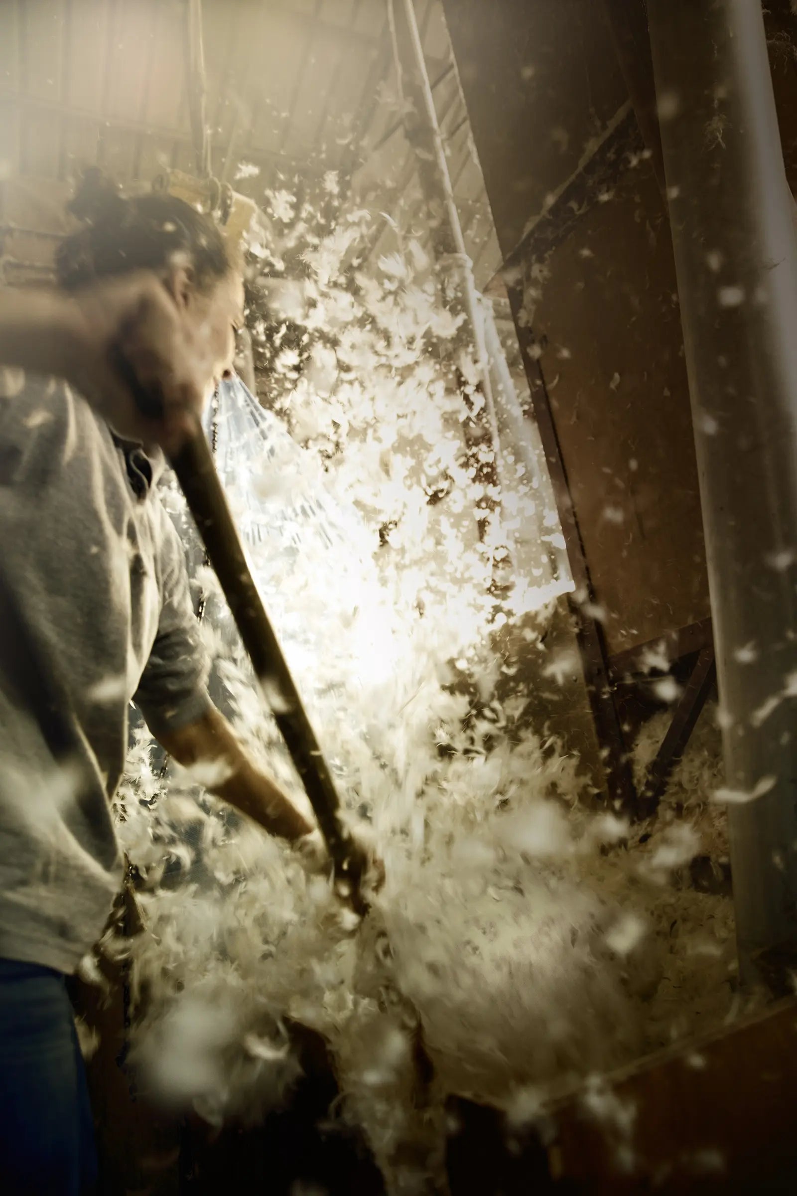 Sticky 90% duck down soft pillow-5