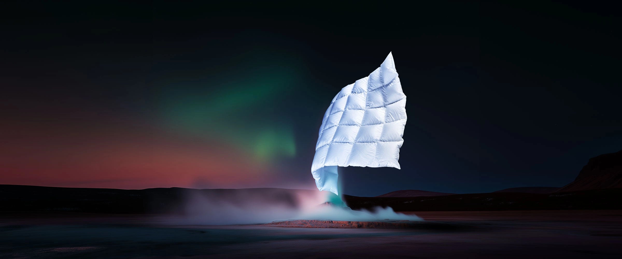 Couette Askja Dumas Paris en duvet d'Eider Bannière