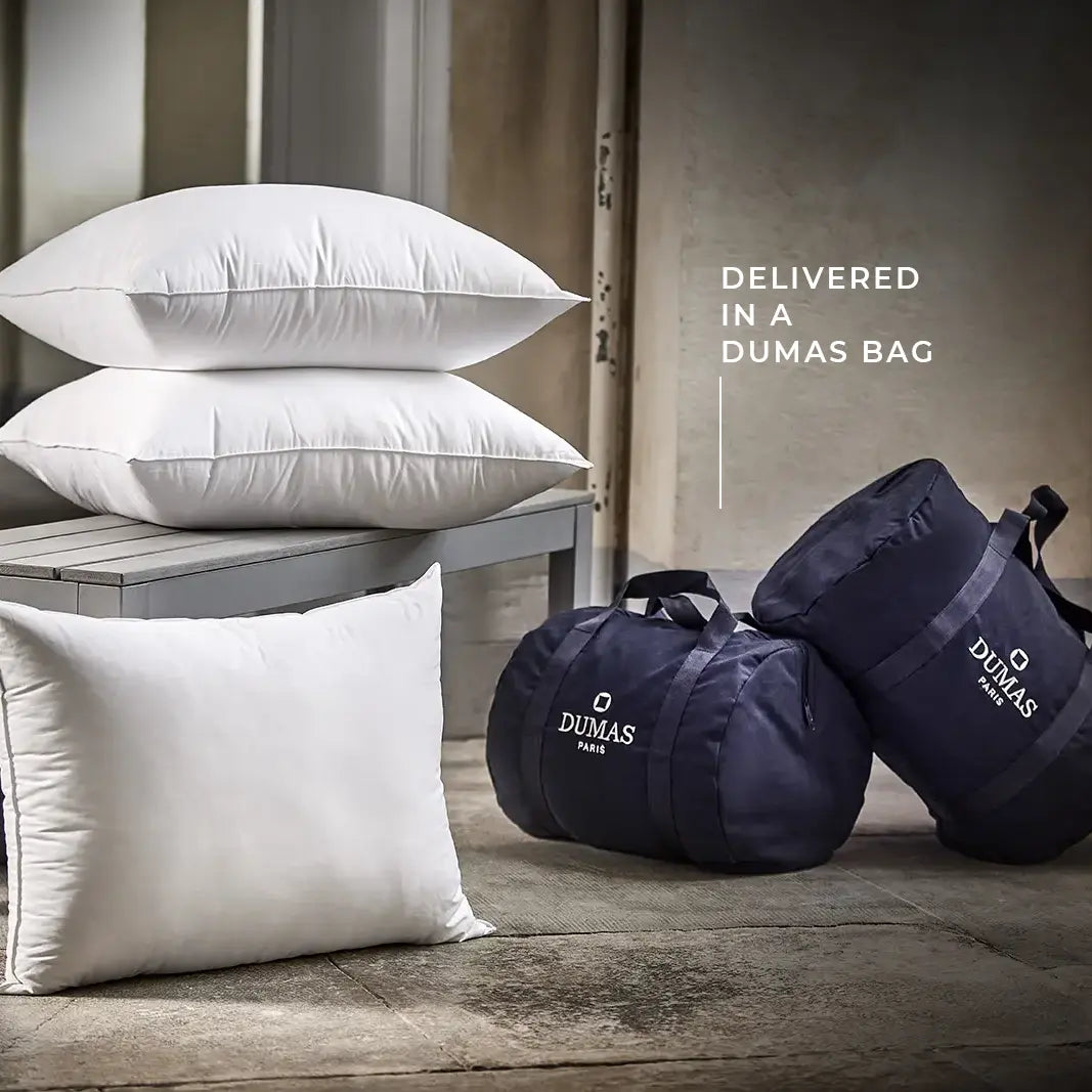 maid France cushion ドガ Imperial 90% Soft Goose Down Pillow - Dumas Paris
